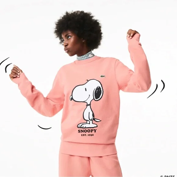 Lacoste | Tops | Unisex Lacoste X Peanuts Snoopy Sweatshirt
